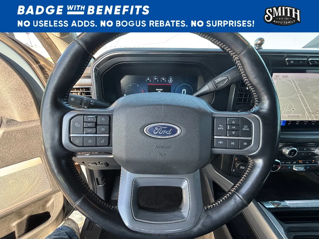 Used 2023 Azure Gray Metallic Ford LARIAT image 13