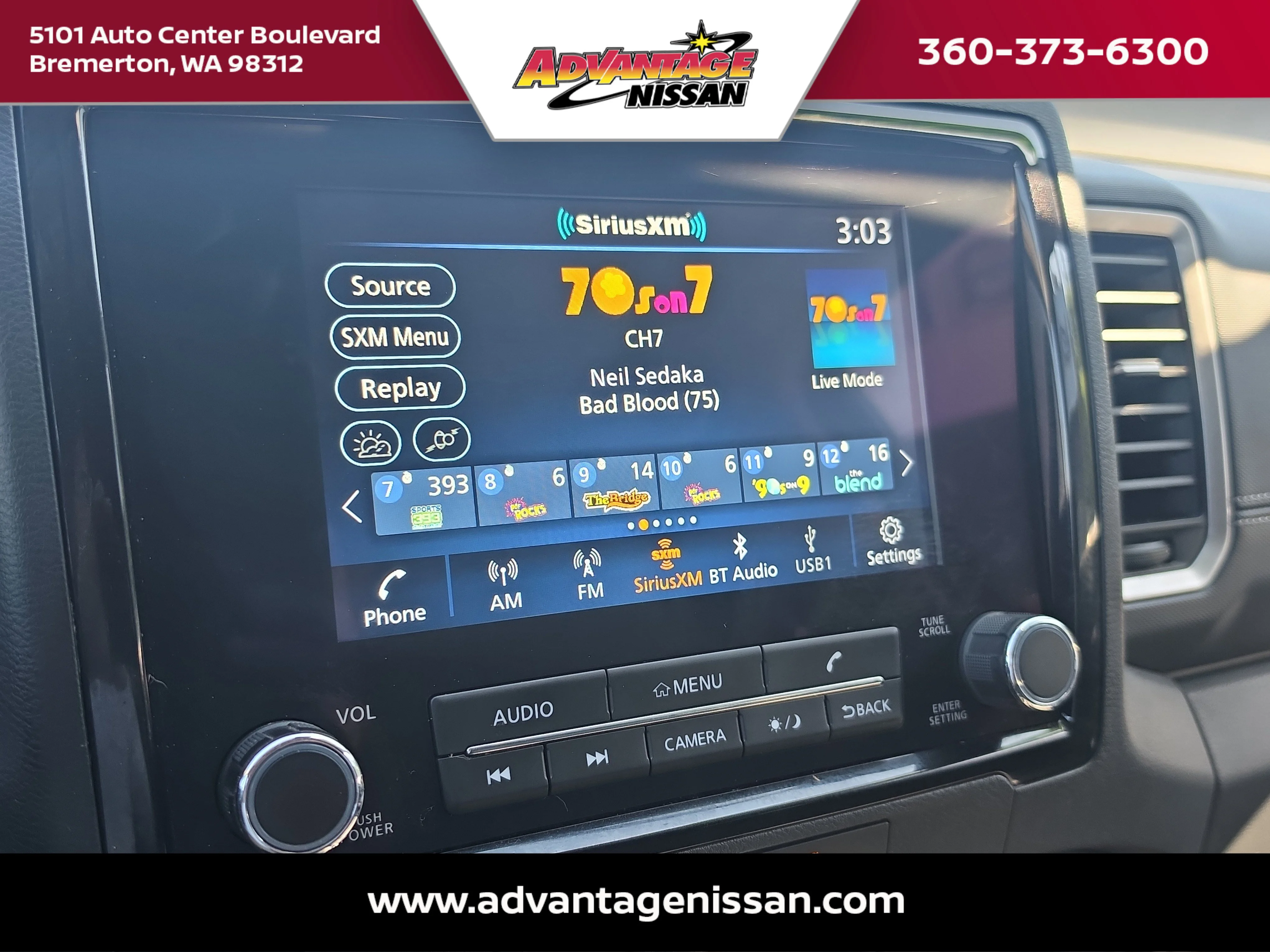 Used 2023 Deep Blue Pearl Nissan SV image 18