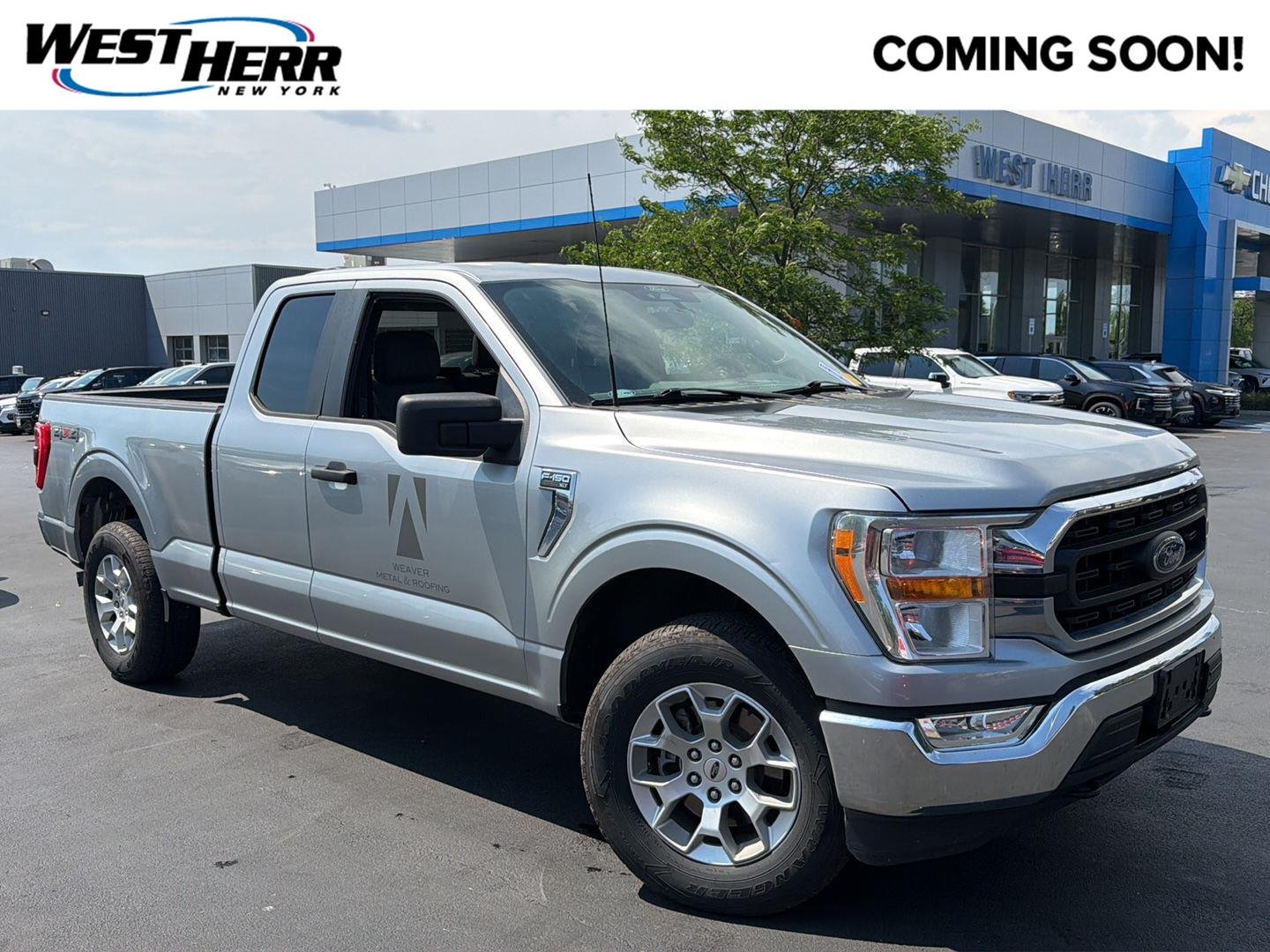 Used 2022 Iconic Silver Ford XLT image 1