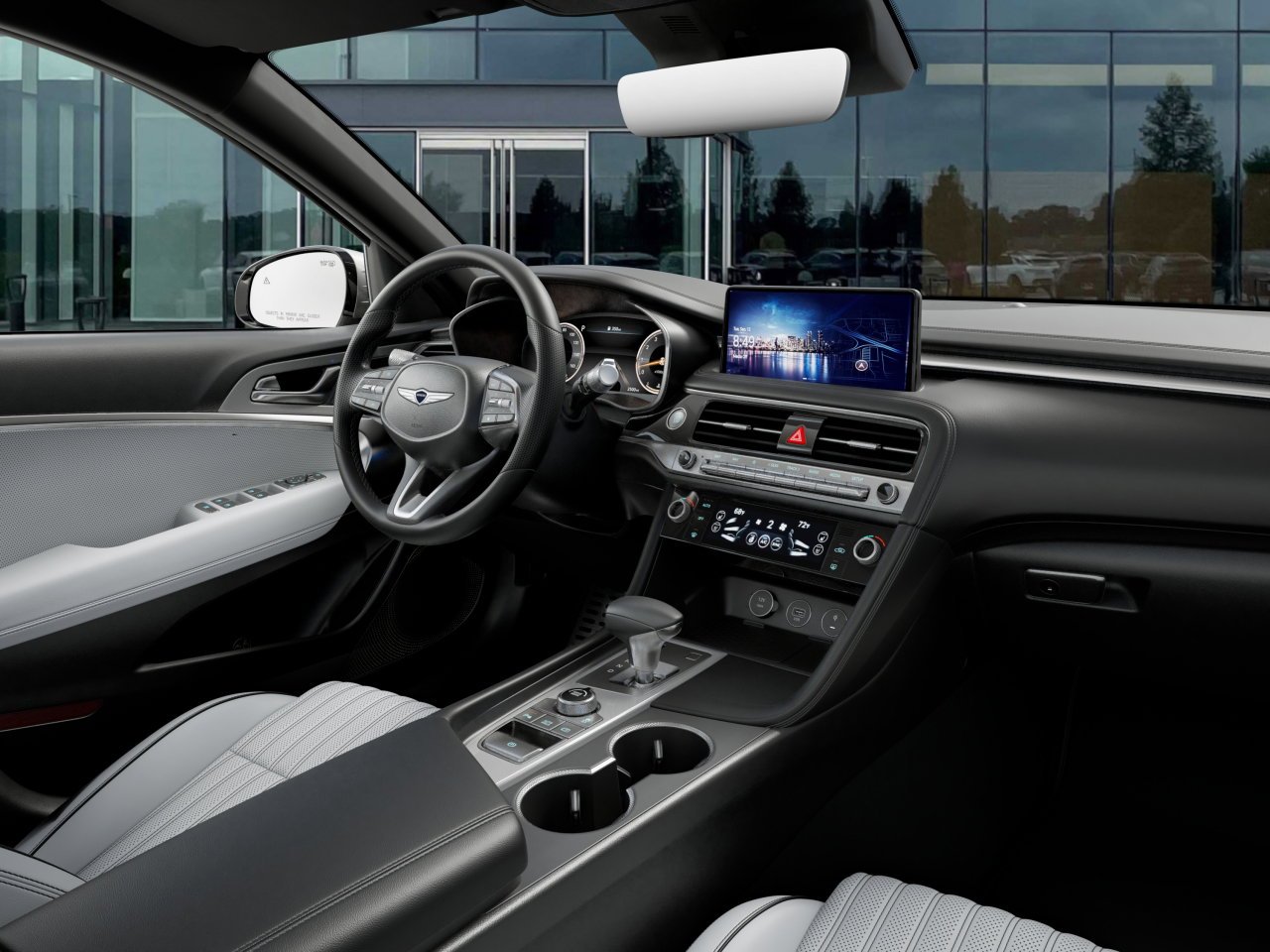 New 2027 Uyuni White Genesis G70 2.5T SPORT PRESTIGE RWD image 27