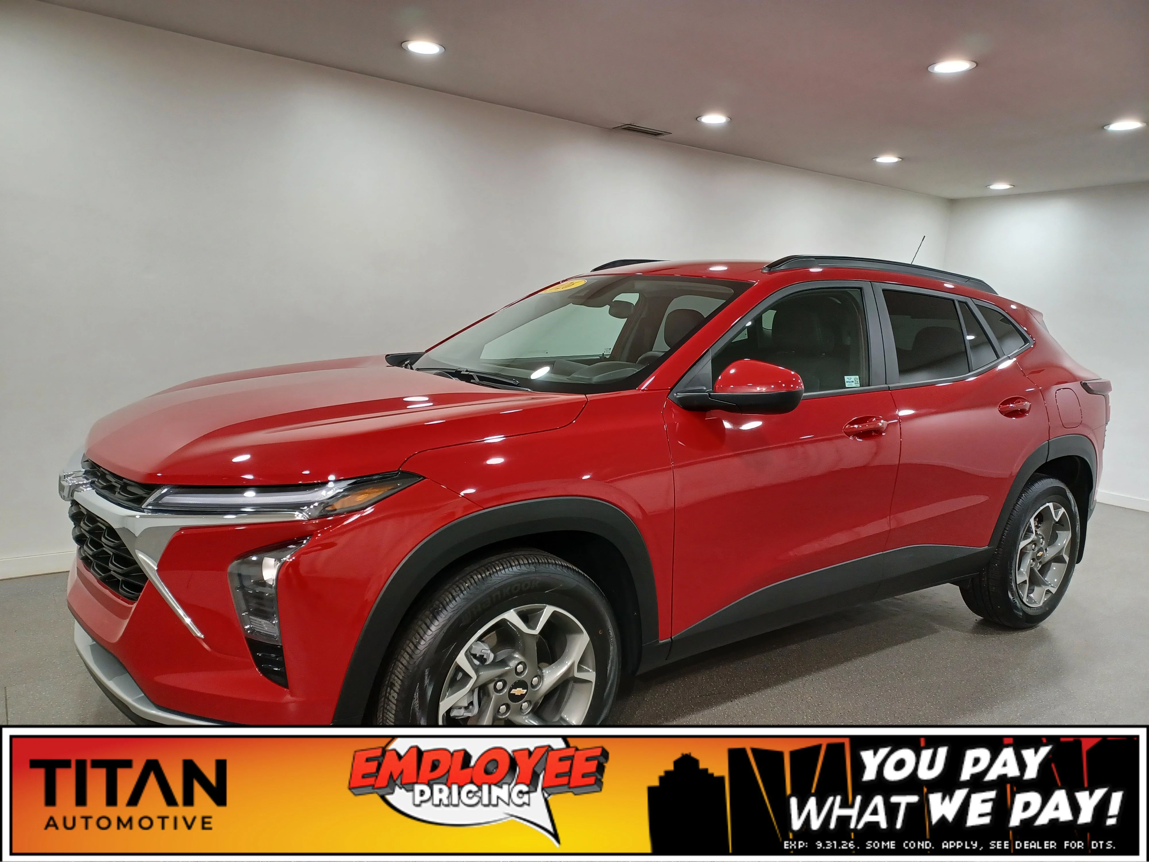 Certified Used 2026 Red Chevrolet LT image 1