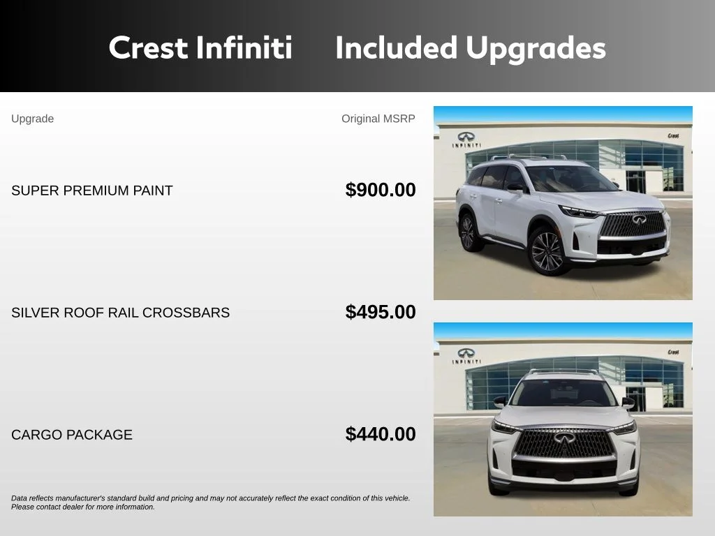Certified Used 2026 Radiant White INFINITI LUXE image 5