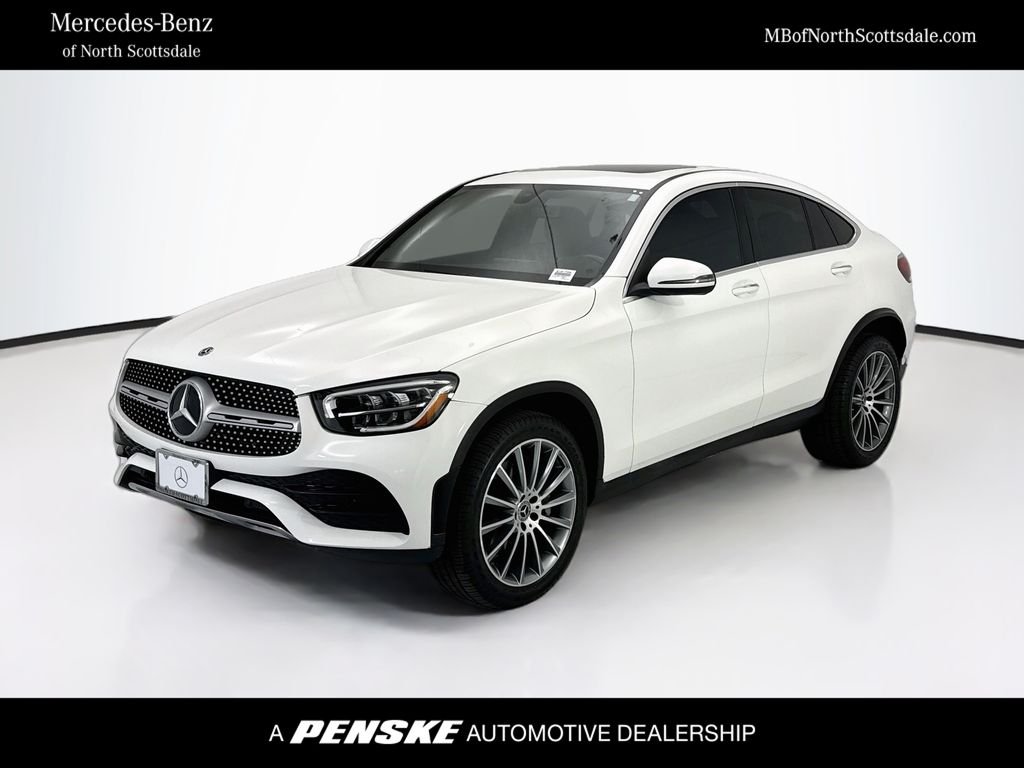 Certified Used 2020 Polar White Mercedes-Benz GLC 300 Coupe image 1