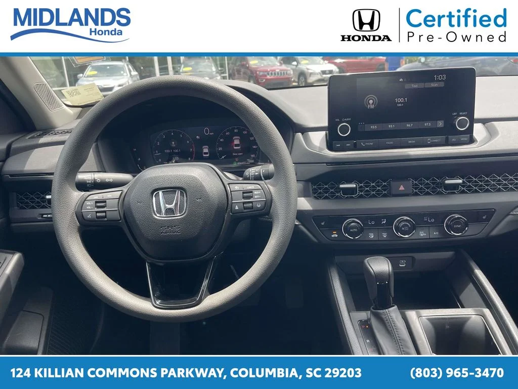 Certified Used 2025 Platinum White Pearl Honda 1.5T SE image 11