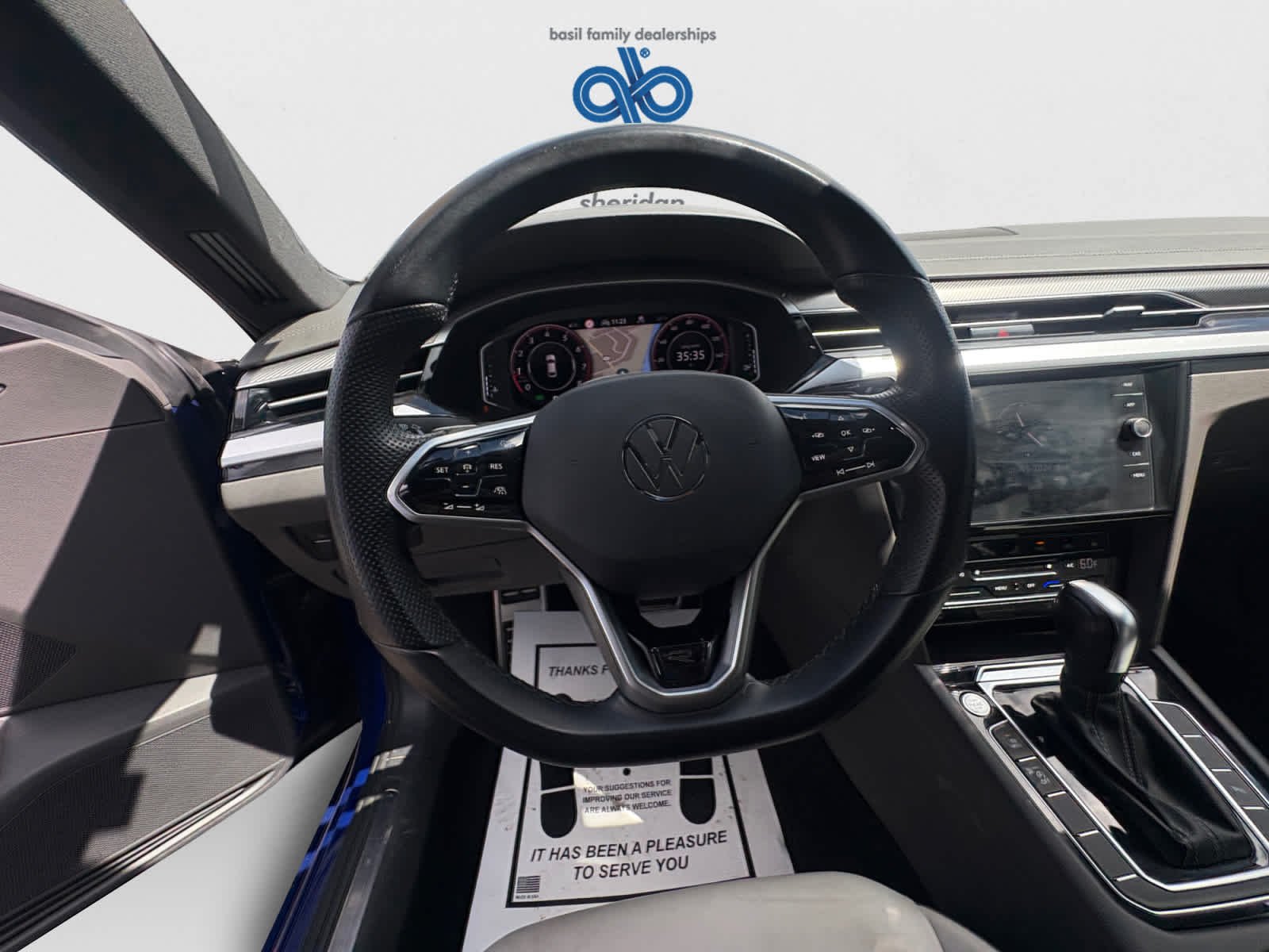 Used 2021 Lapiz Blue Metallic Volkswagen SEL R-Line image 14