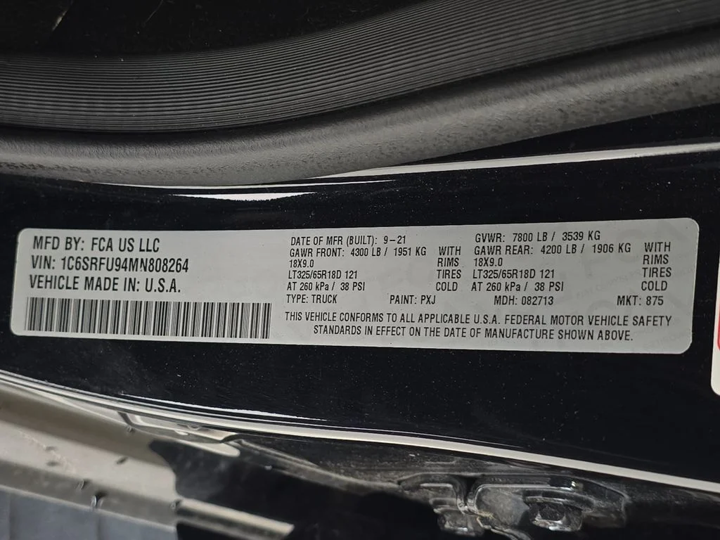 Used 2021 Black Ram TRX image 36