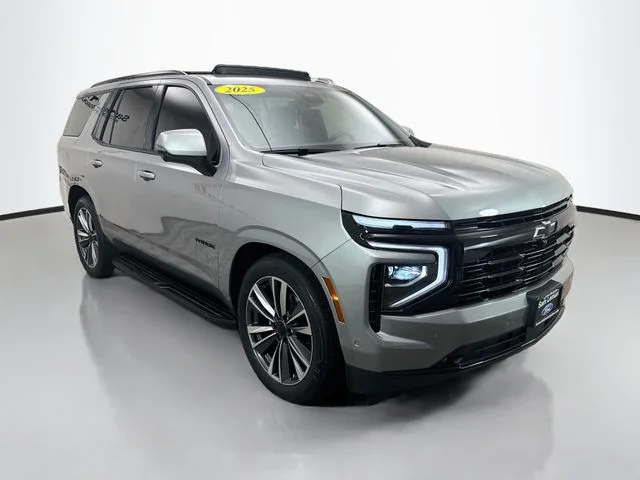 Certified Used 2025 Sterling Gray Metallic Chevrolet RST image 1
