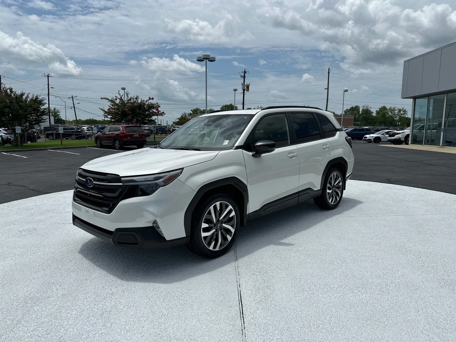 Certified Used 2025 Crystal White Pearl Subaru Touring AWD image 3