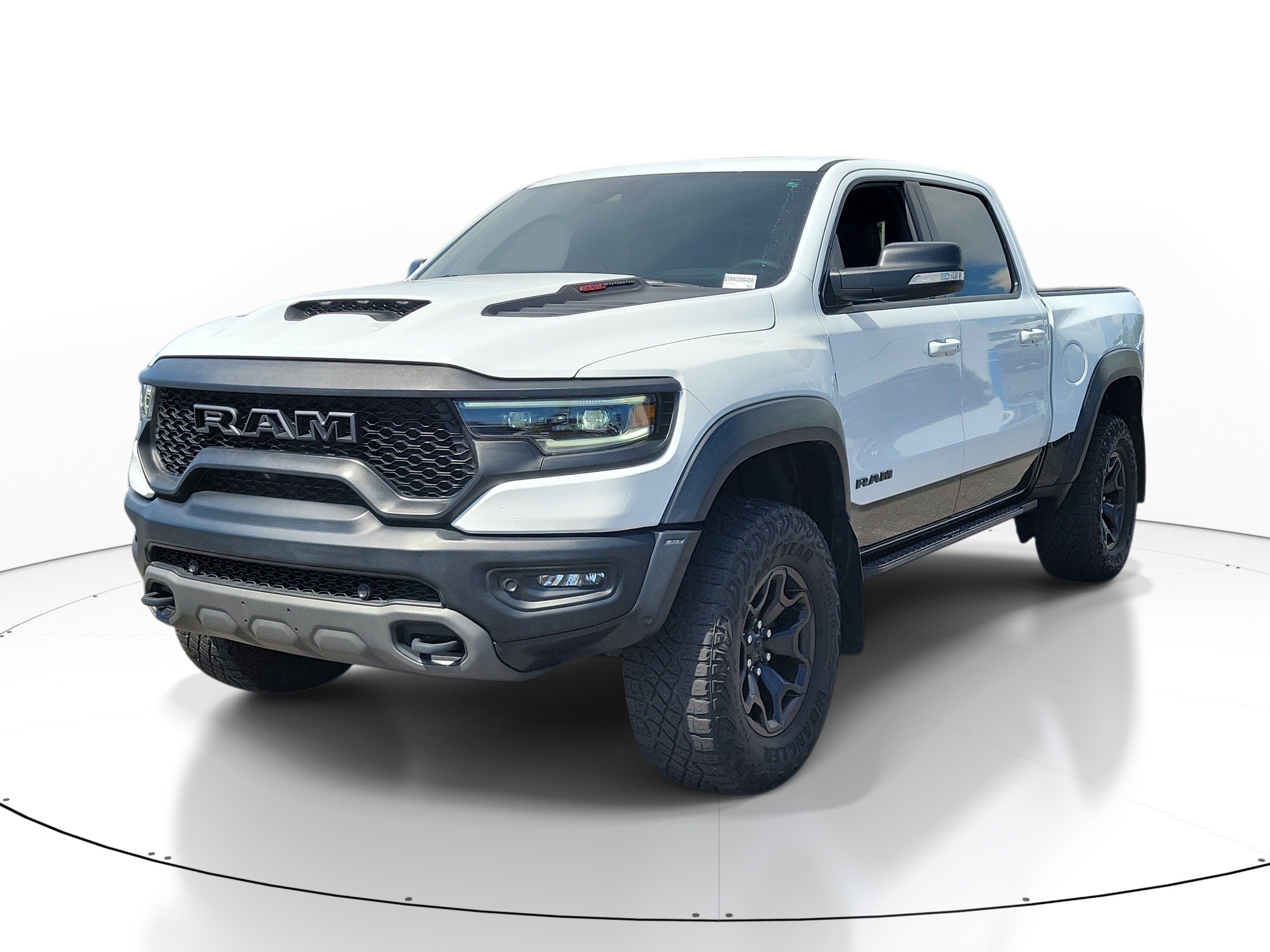 Used 2022 Bright White Clearcoat Ram TRX image 2