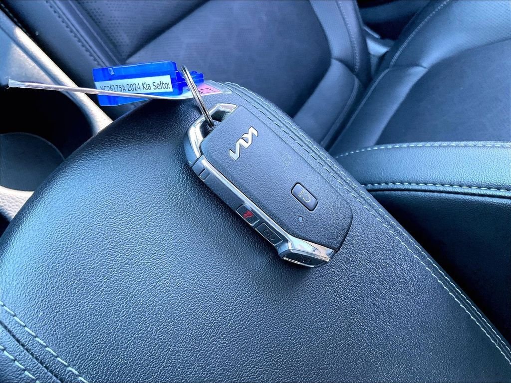 Used 2024 Dark Ocean Blue Kia EX image 28