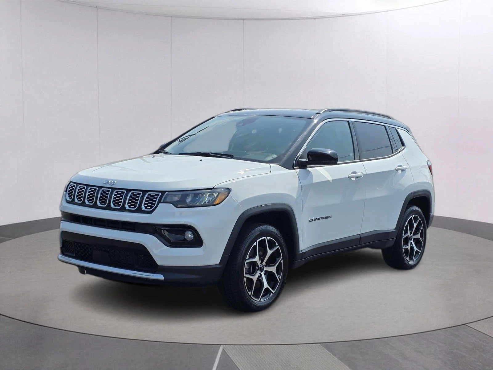 Used 2025 Bright White Clearcoat Jeep Limited image 1