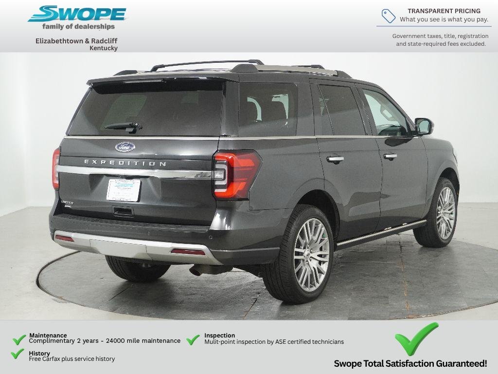 Used 2024 Dark Matter Gray Metallic Ford Limited image 4