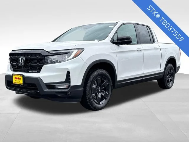 New 2026 Platinum White Pearl Honda Black Edition image 3