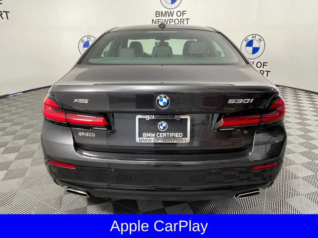 Certified Used 2023 Dark Graphite Metallic BMW 530i xDrive image 8