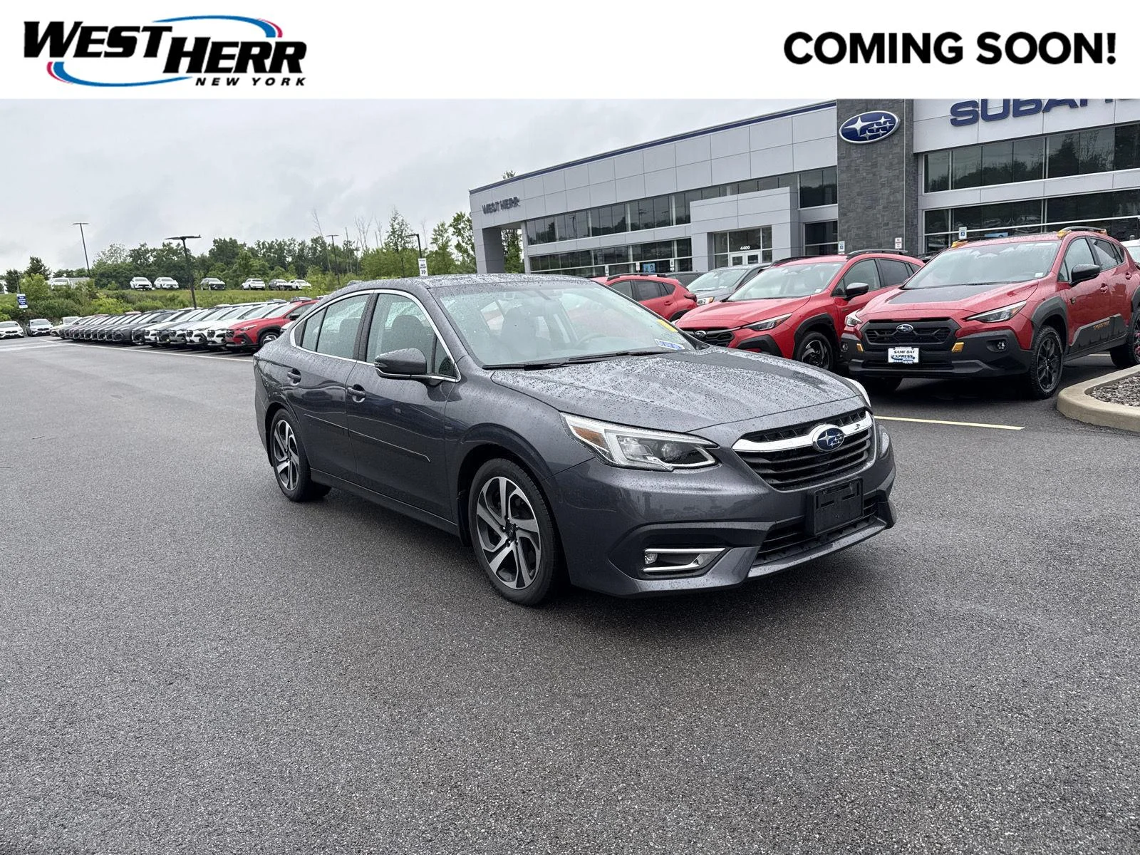 Used 2022 Magnetite Gray Metallic Subaru Limited image 1