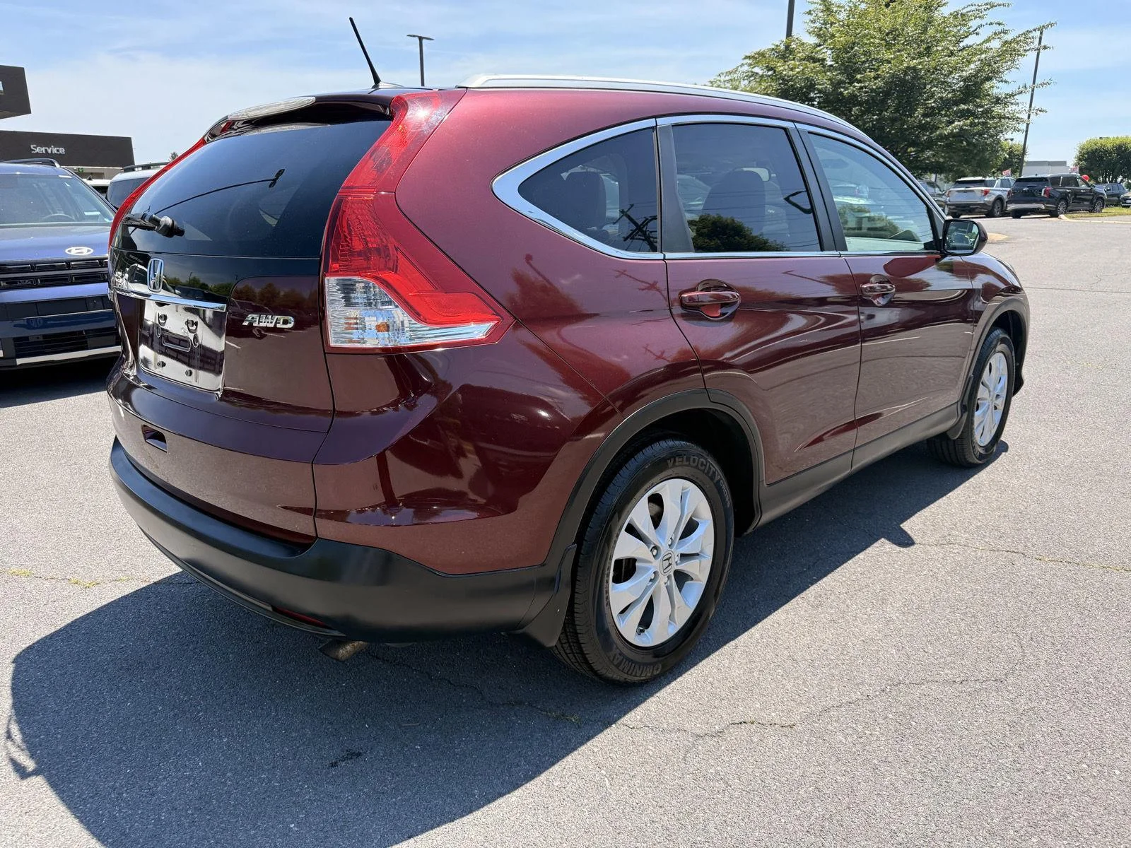 Used 2013 Basque Red Pearl II Honda EX-L image 3
