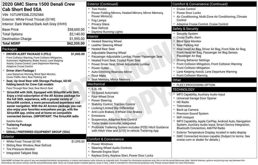 Used 2020 White GMC Denali image 23