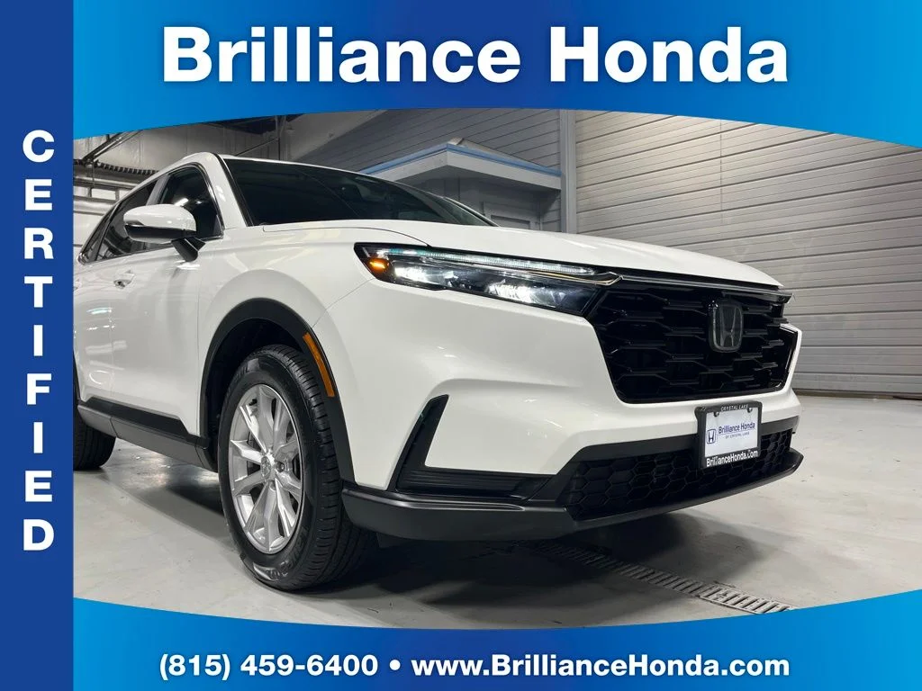 Certified Used 2023 Platinum White Pearl Honda 1.5T AWD EX image 1