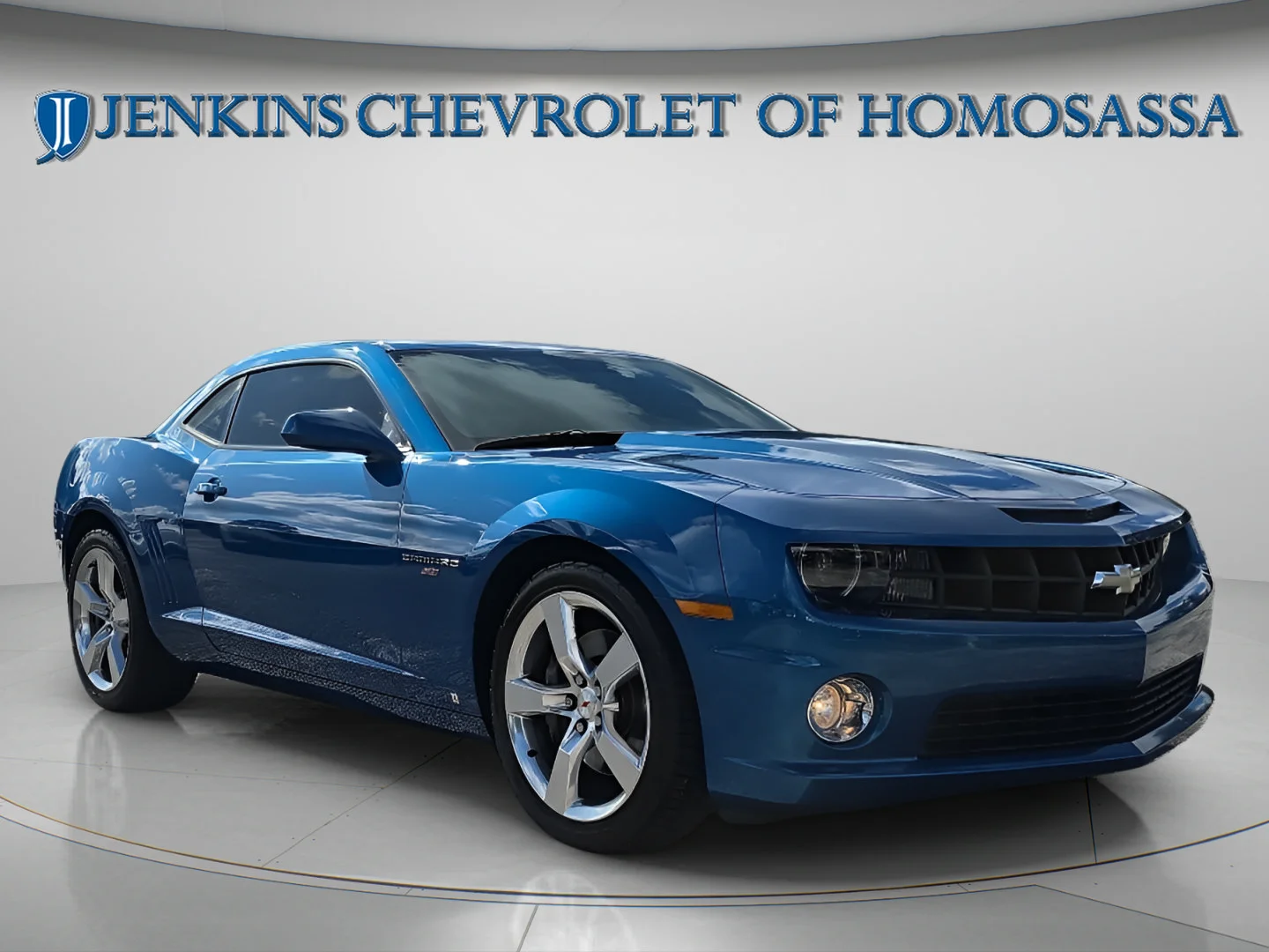 Used 2010 Aqua Blue Metallic Chevrolet 2SS image 1
