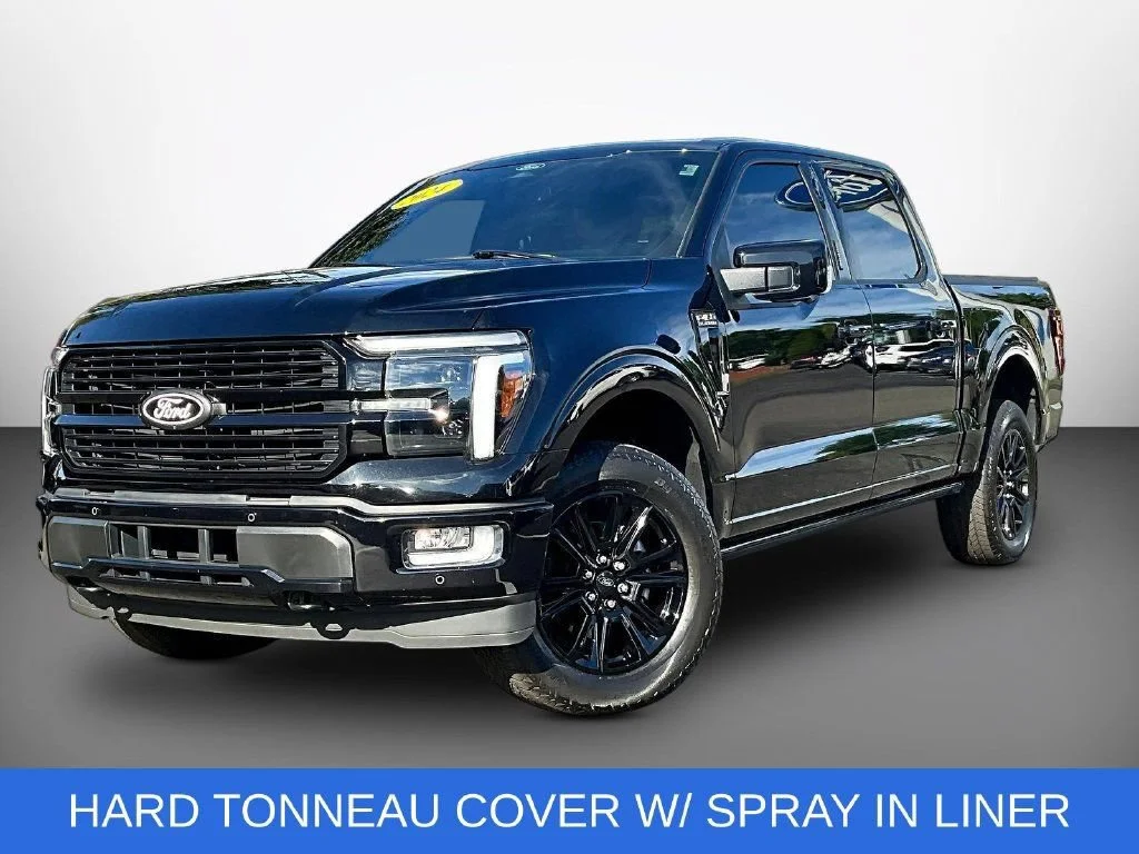 Used 2024 Black Metallic Ford Platinum image 3