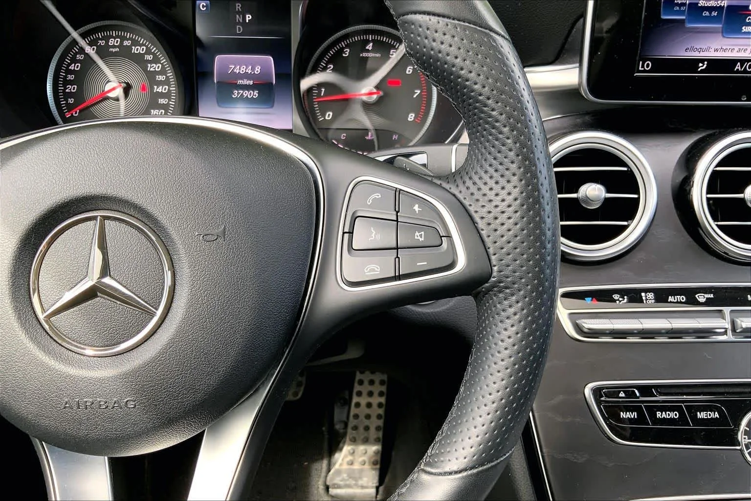 Used 2018 designo Cardinal Red Metallic Mercedes-Benz C 300 image 25