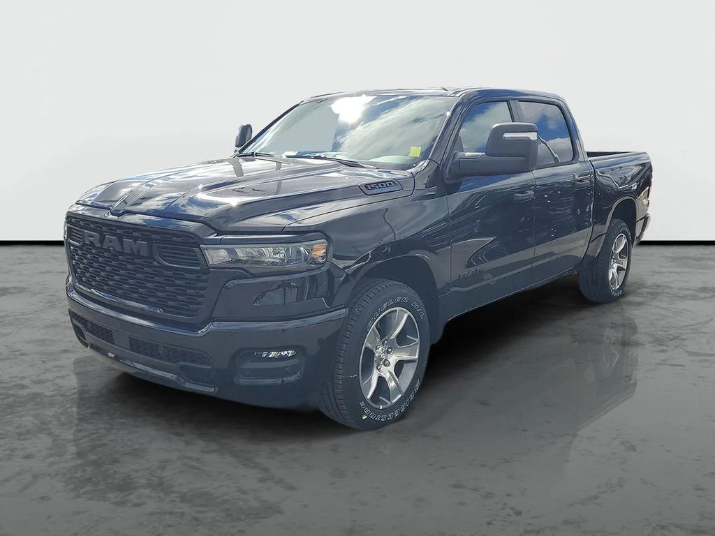 New 2025 Diamond Black Crystal Pearl-Coat Exterior Paint RAM Tradesman image 5