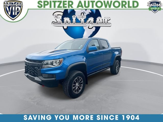 Certified Used 2021 BRIGHT BLUE METALLIC Chevrolet 4WD ZR2 image 4
