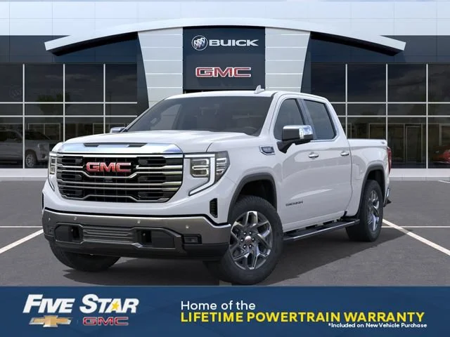 New 2026 Glacier White Tricoat GMC SLT image 6