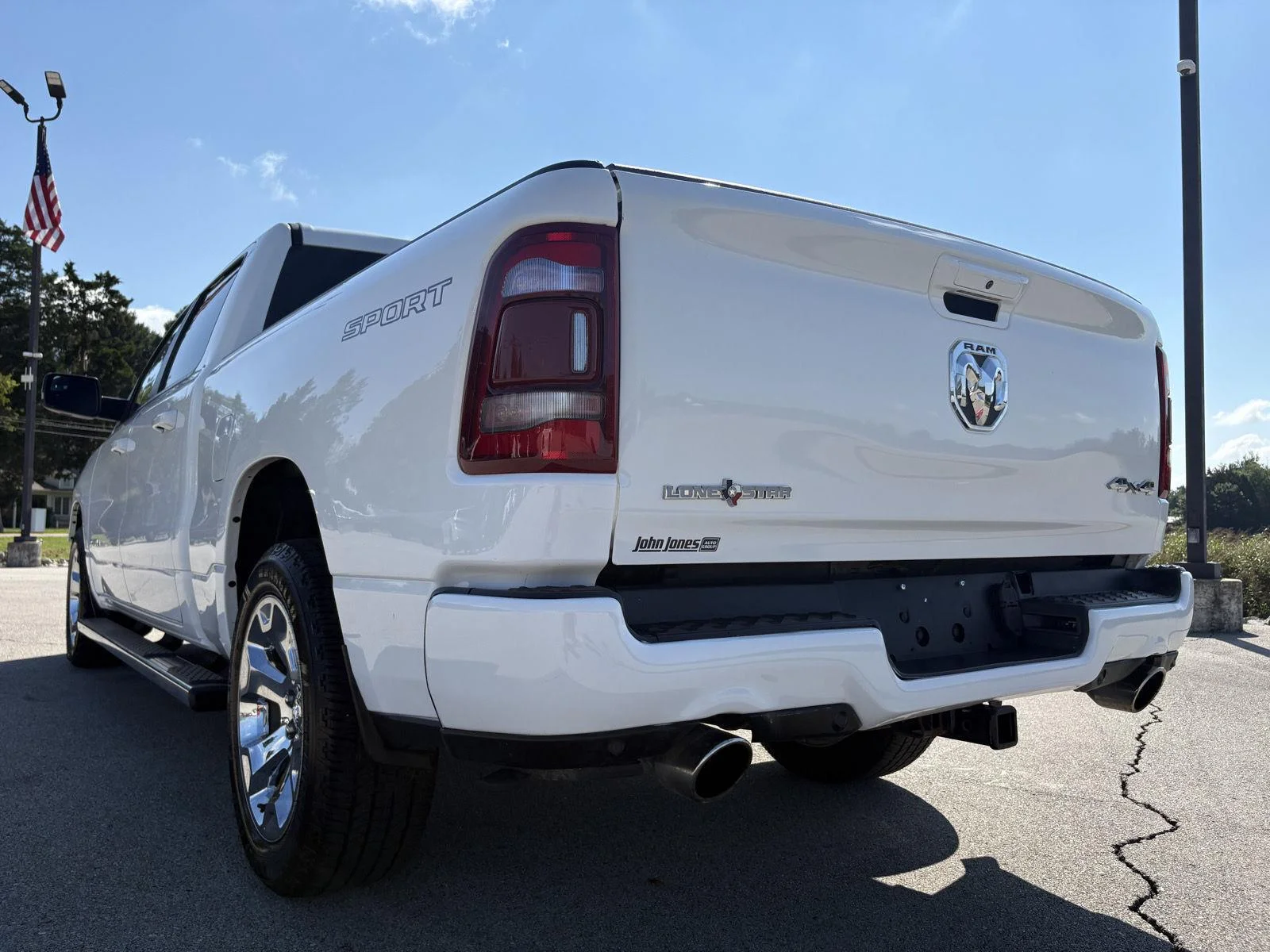 Used 2023 Bright White Clearcoat Ram Lone Star image 19