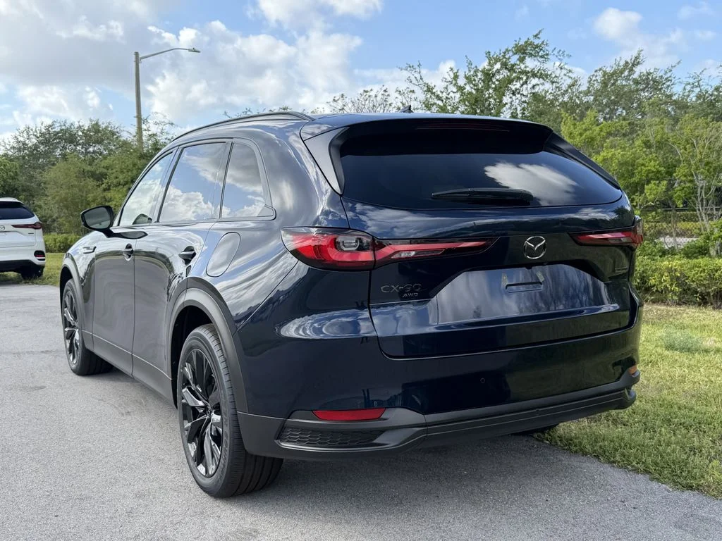 New 2026 Deep Crystal Blue Mica Mazda 3.3 Turbo Premium Sport AWD image 3