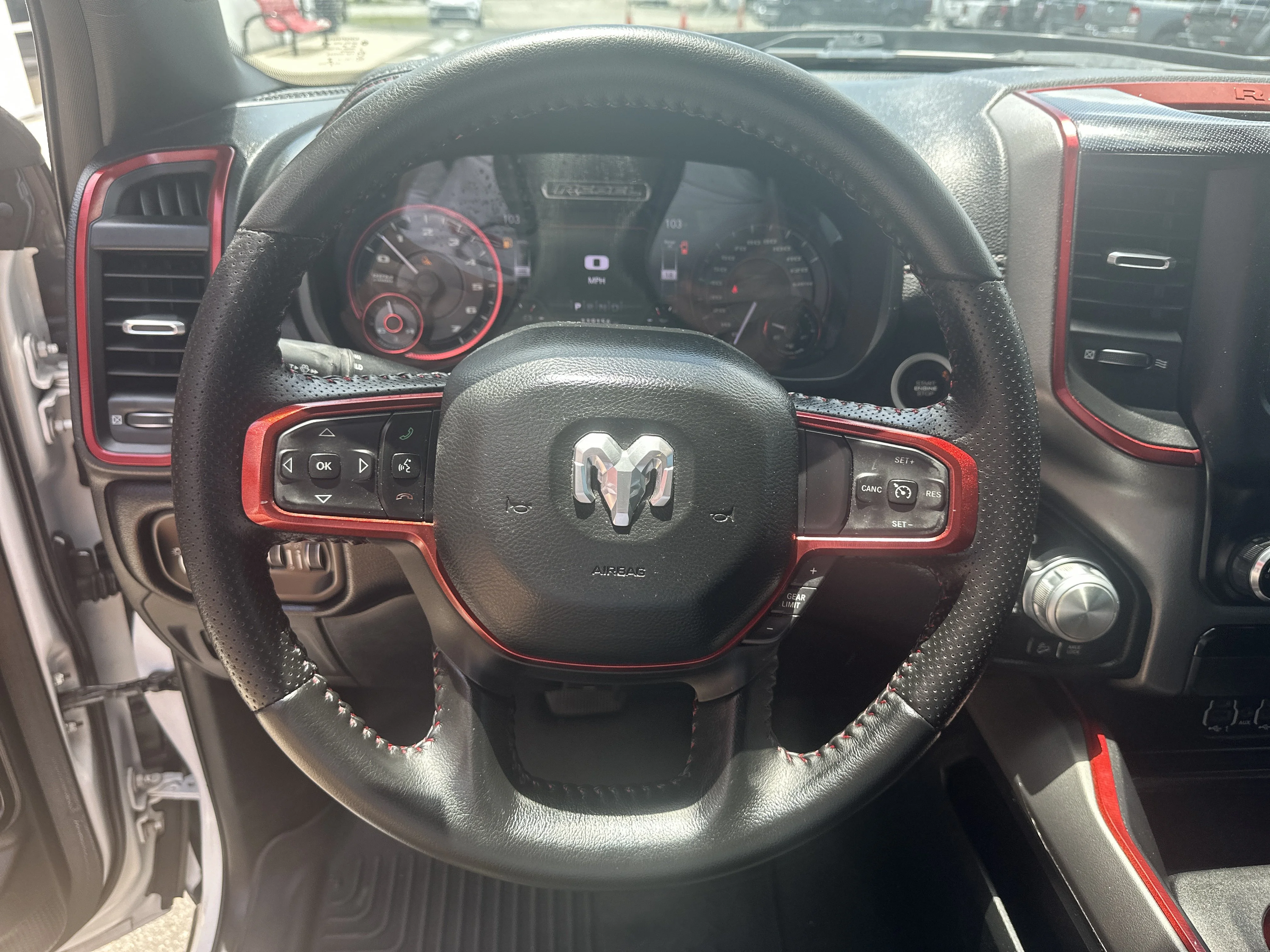 Used 2019 Bright White Clearcoat Ram Rebel image 12