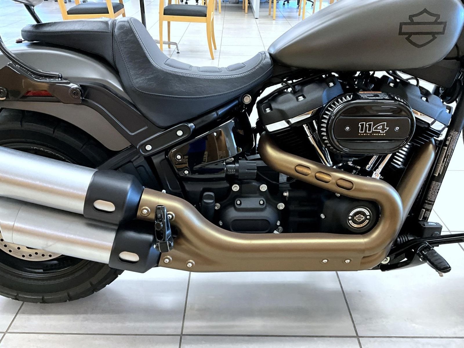 Used 2018 Gray Harley-Davidson FAT BOB image 13