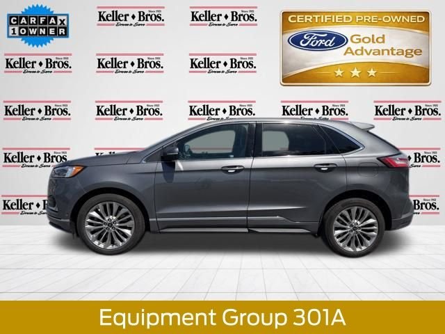 Certified Used 2021 Carbonized Gray Metallic Ford Titanium image 5