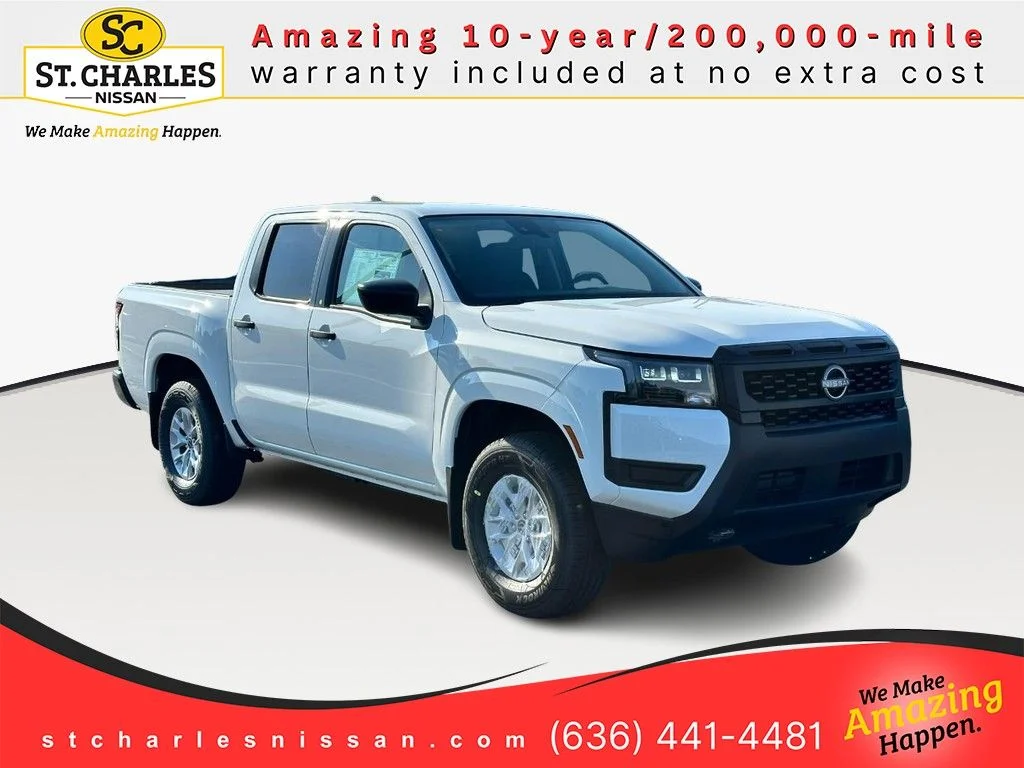 New 2026 Glacier White Nissan Crew Cab S image 1