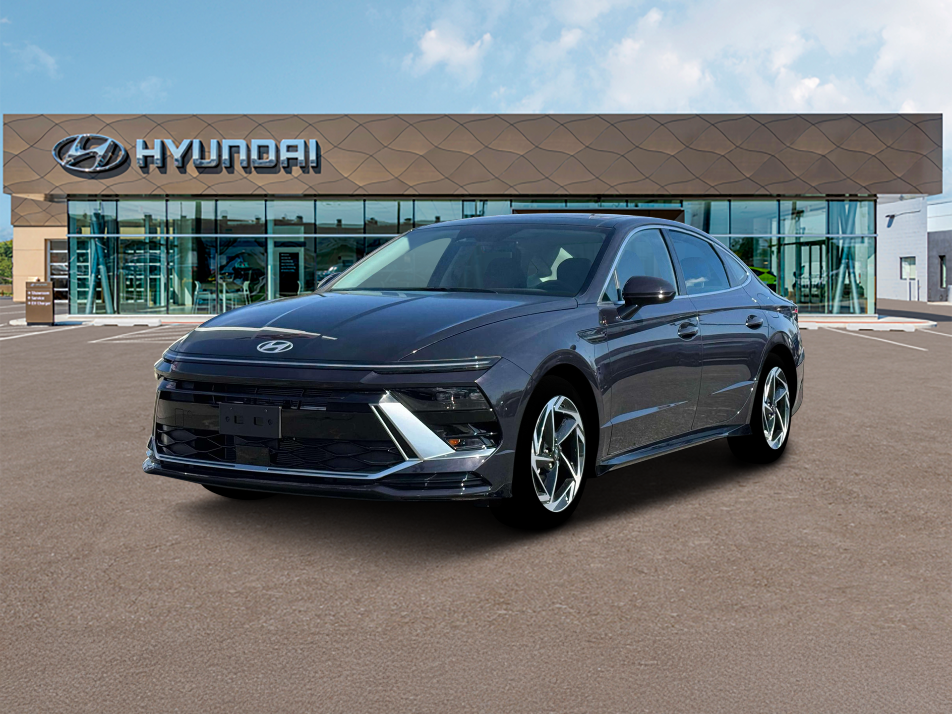New 2025 Blue Hyundai SEL Convenience image 1