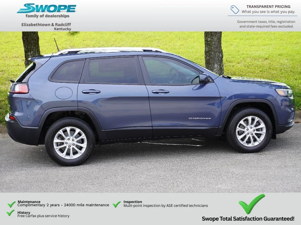 Certified 2020 Jeep Cherokee Latitude with VIN 1C4PJMCB3LD530976 for sale in Elizabethtown, KY