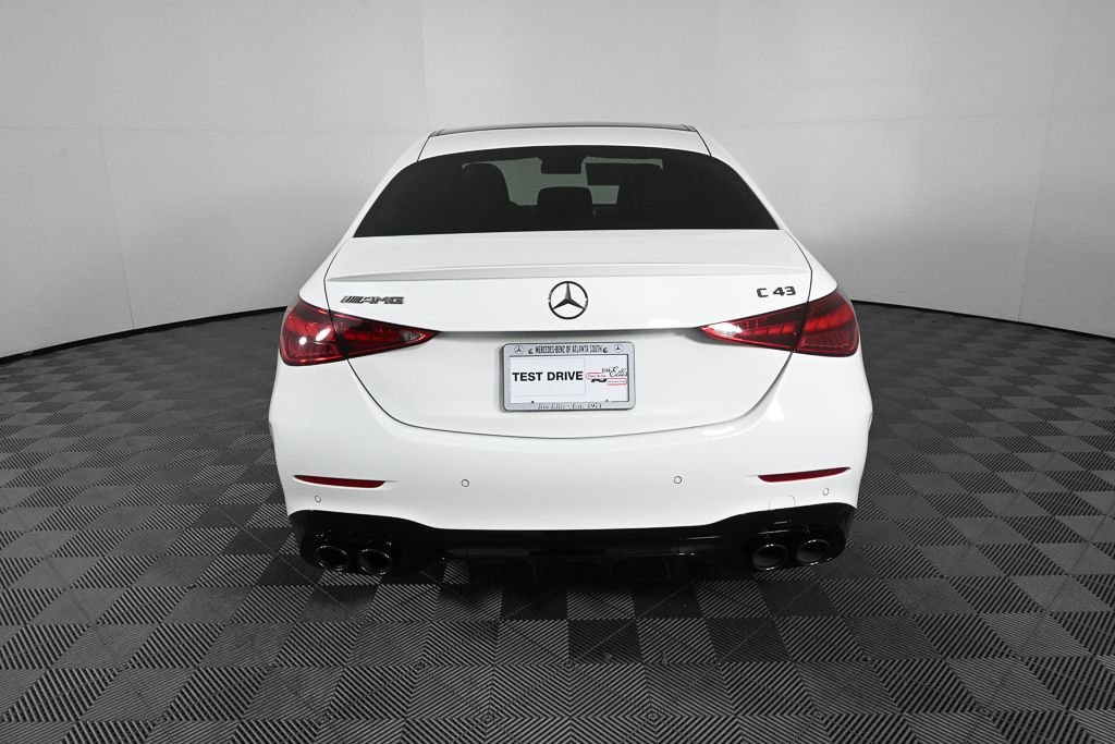 New 2026 Polar White Mercedes-Benz AMG® C 43 4MATIC® Sedan image 27
