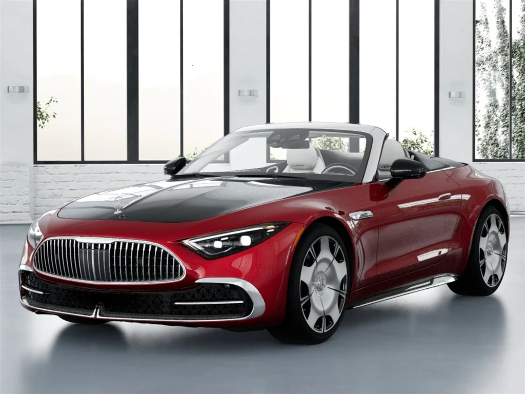 New 2026 Manufaktur Garnet Red Metallic Mercedes-Benz Mercedes-Maybach SL 680 image 1