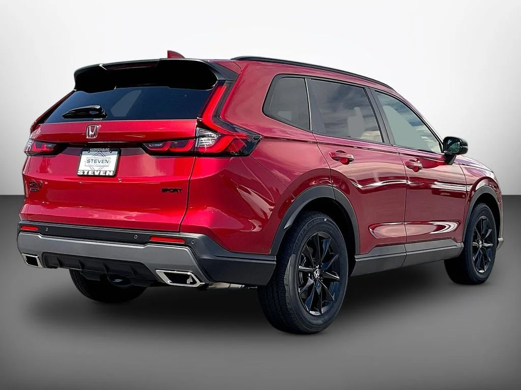 New 2026 Radiant Red Metallic Honda AWD Sport-L Hybrid image 6