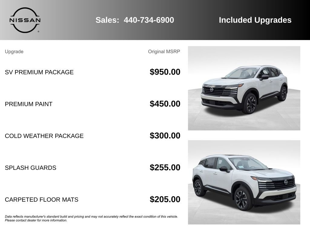 New 2026 Aspen White TriCoat Nissan SV image 7