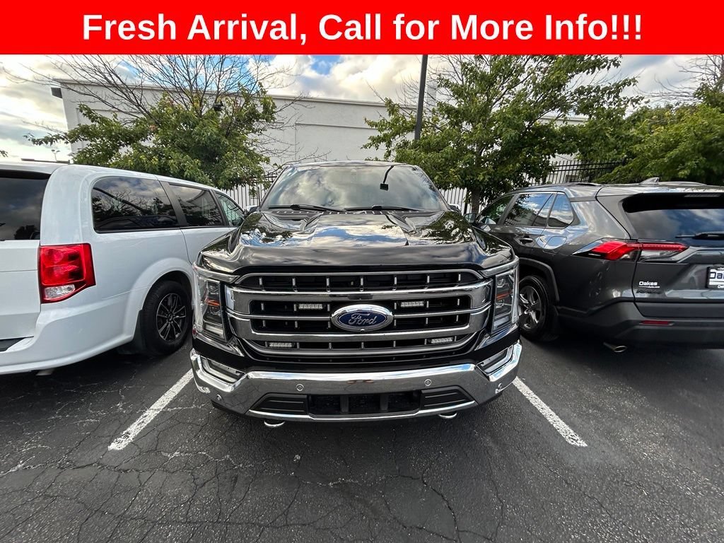Used 2021 Ford F-150 Lariat with VIN 1FTFW1ED8MFB60477 for sale in Kansas City