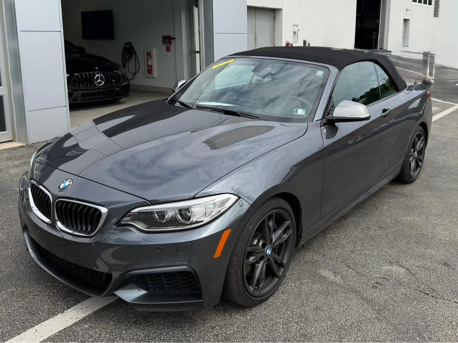 Used 2017 Mineral Gray Metallic BMW M240i xDrive image 3
