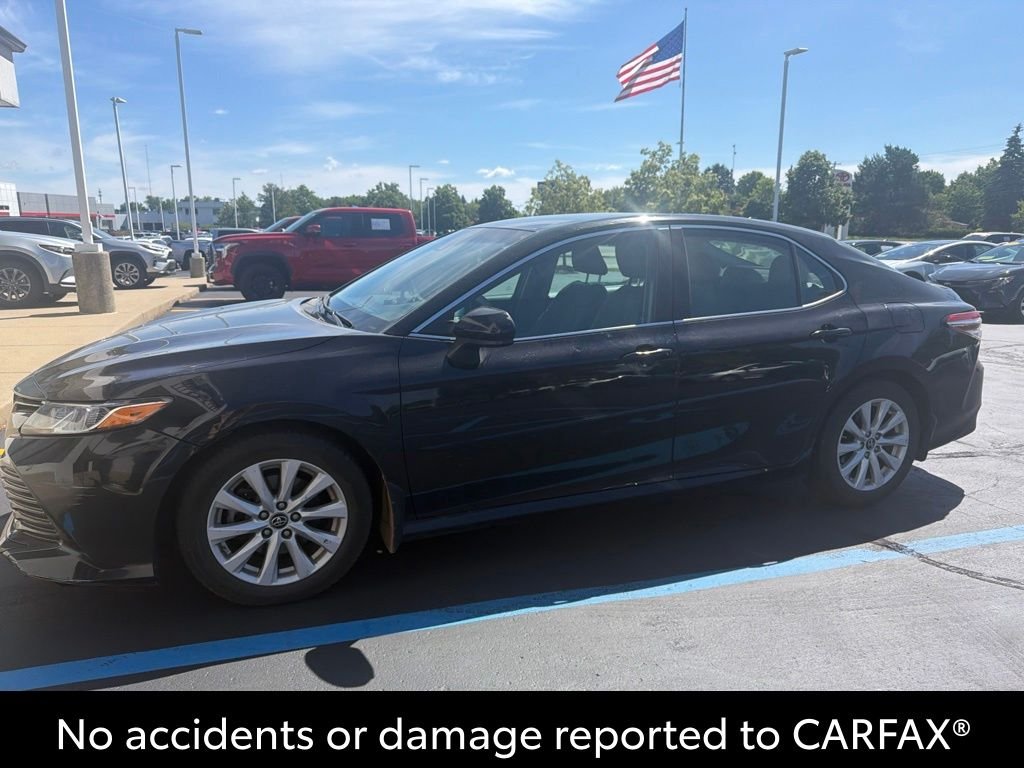 Certified 2019 Toyota Camry LE with VIN 4T1B11HKXKU724514 for sale in Kalamazoo, MI