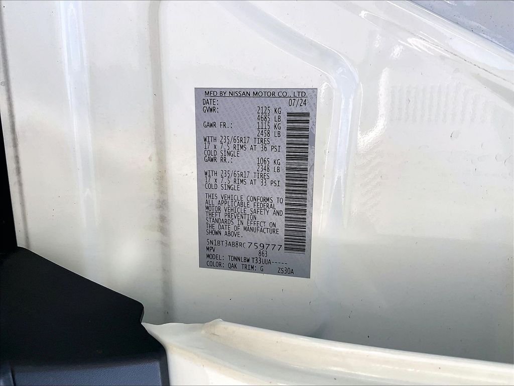 Used 2024 Glacier White Nissan S image 29