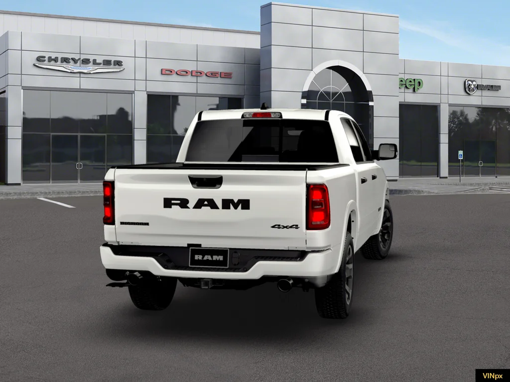New 2026 Bright White Clear-Coat Exterior Paint RAM Big Horn/Lone Star image 14