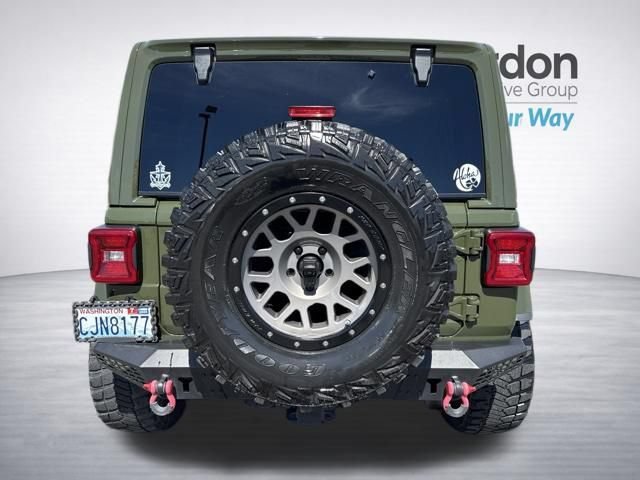 Used 2021 Sarge Green Clearcoat Jeep Unlimited Rubicon image 6