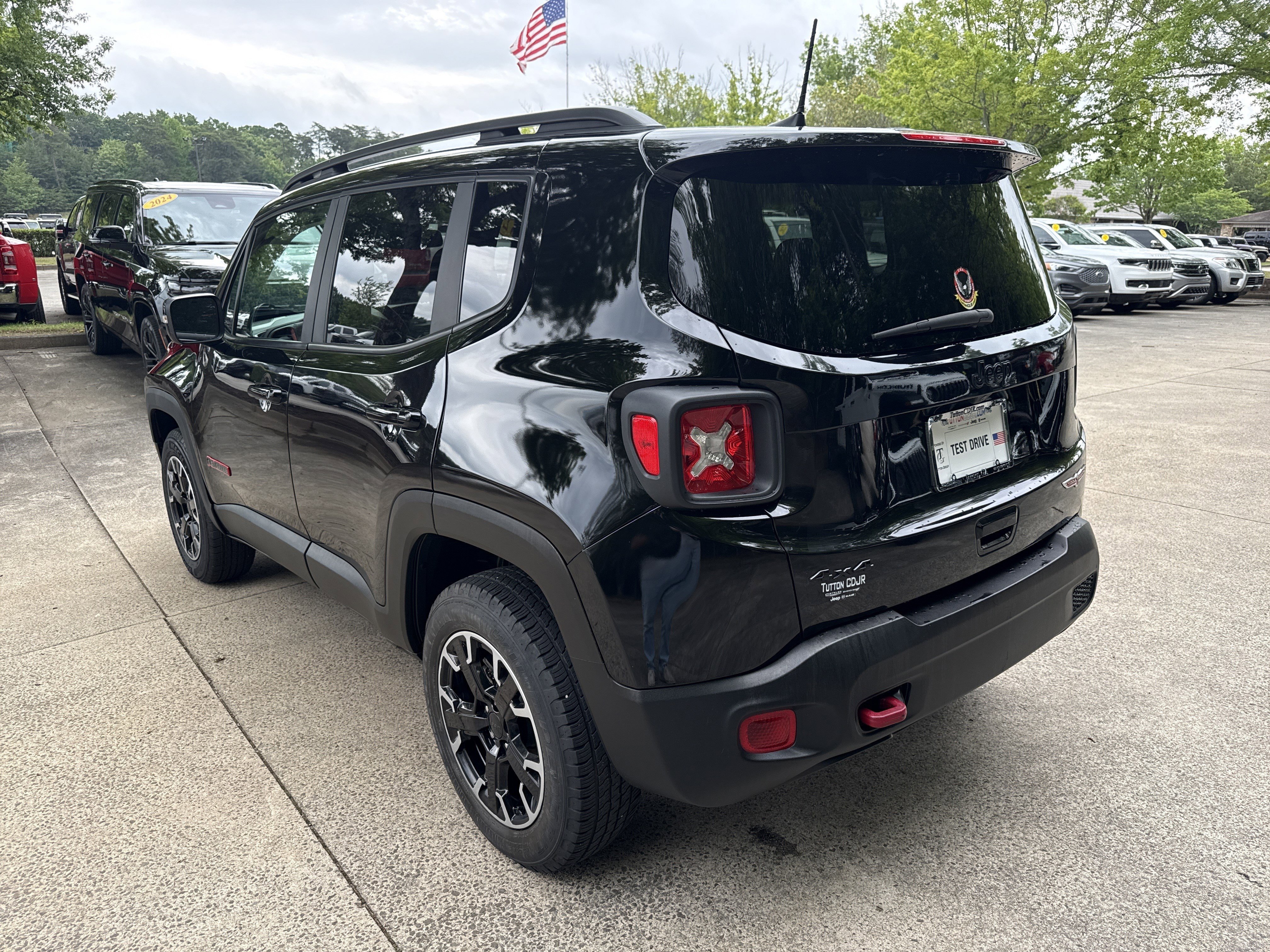 Used 2023 Black Clearcoat Jeep Trailhawk image 5