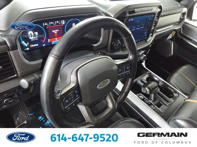 Certified Used 2023 Antimatter Blue Metallic Ford Platinum image 16