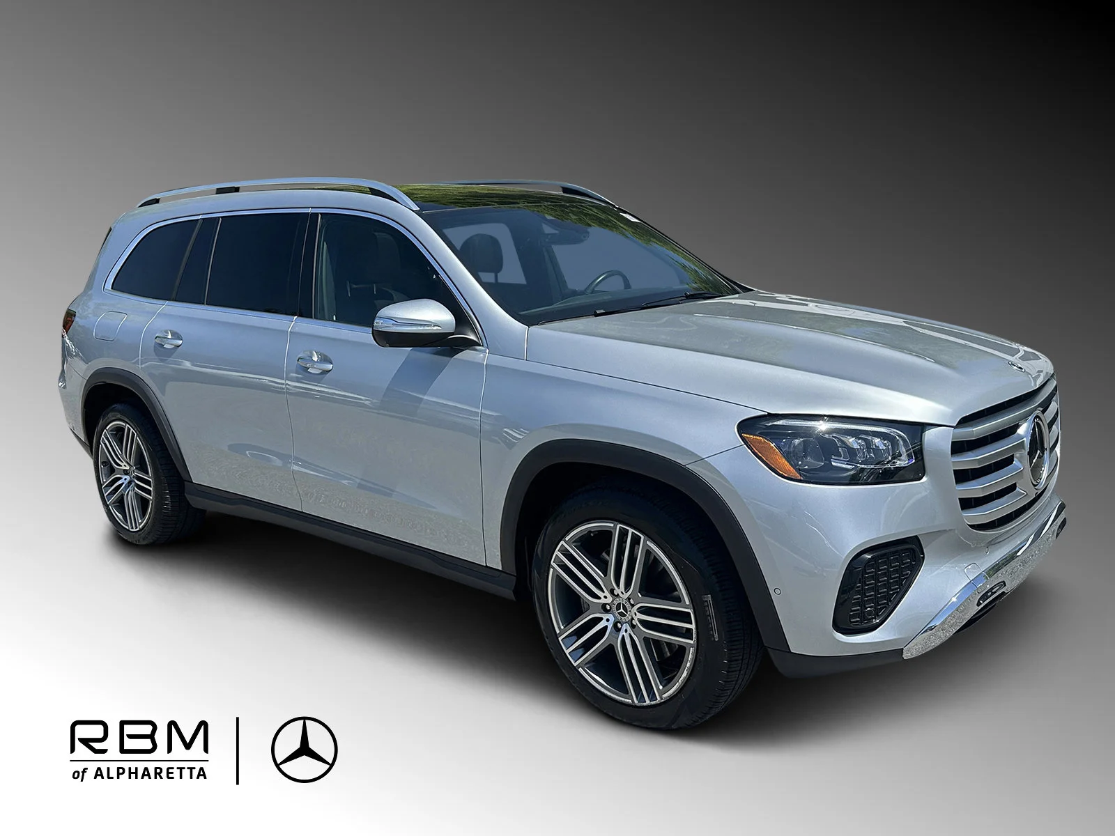 Certified Used 2025 Cirrus Silver Metallic Mercedes-Benz GLS 450 image 1