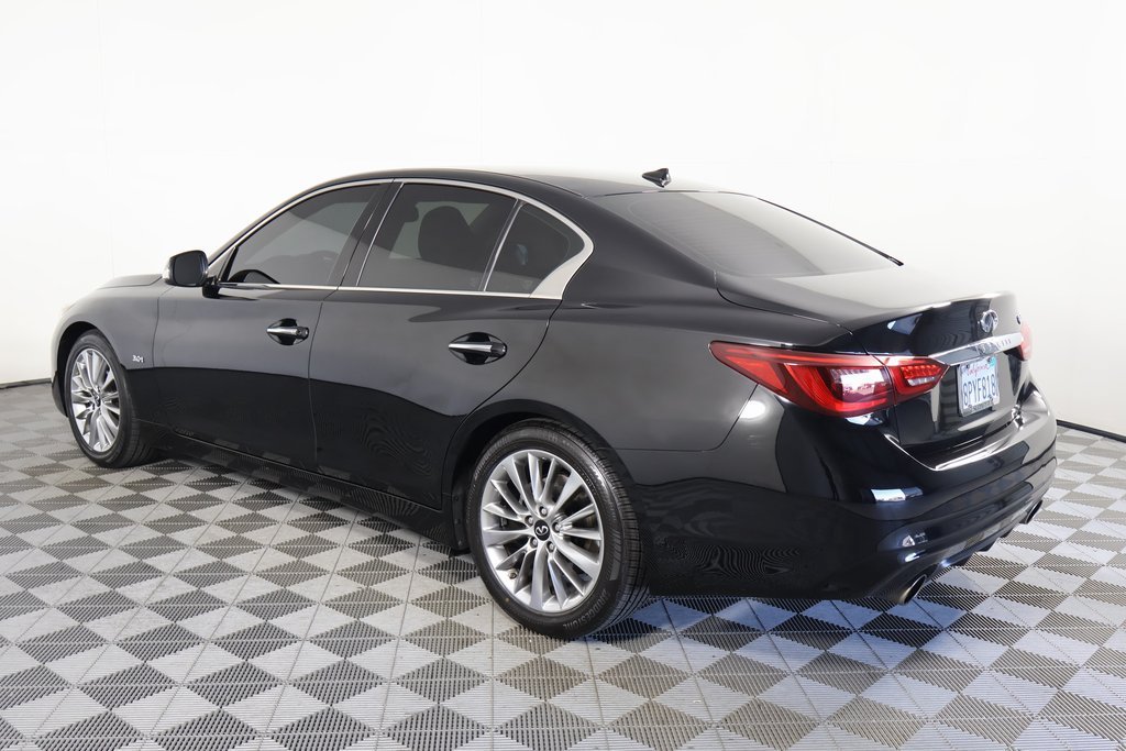 Used 2020 Black Obsidian INFINITI 3.0t LUXE image 6